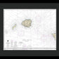 Nautical Chart-19380 Oahu-niihau - Framed Print