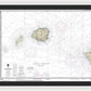 Nautical Chart-19380 Oahu-niihau - Framed Print