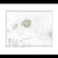 Nautical Chart-19380 Oahu-niihau - Framed Print