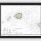 Nautical Chart-19380 Oahu-niihau - Framed Print