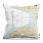 Nautical Chart-25675 Bahia De Boqueron - Throw Pillow