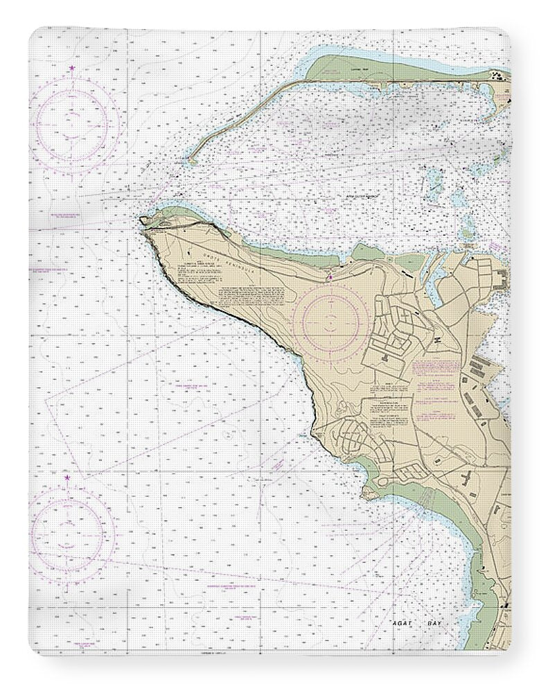 Nautical Chart-81054 Mariana Islands Apra Harbor, Guam - Blanket