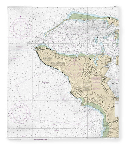 Nautical Chart-81054 Mariana Islands Apra Harbor, Guam - Blanket