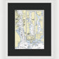 New London Connecticut Nautical Chart - Framed Print