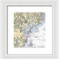 New Rochelle-new York Nautical Chart - Framed Print