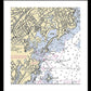 New Rochelle-new York Nautical Chart - Framed Print