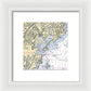 New Rochelle-new York Nautical Chart - Framed Print