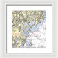 New Rochelle-new York Nautical Chart - Framed Print