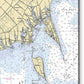 New Suffolk-new York Nautical Chart - Acrylic Print