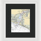 Newburyport-massachusetts Nautical Chart - Framed Print