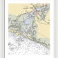 Newburyport-massachusetts Nautical Chart - Framed Print
