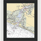 Newburyport-massachusetts Nautical Chart - Framed Print