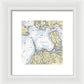 Noyack-new York Nautical Chart - Framed Print