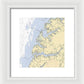 Occohannock Creek-virginia Nautical Chart - Framed Print