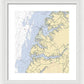 Occohannock Creek-virginia Nautical Chart - Framed Print
