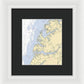 Occohannock Creek-virginia Nautical Chart - Framed Print