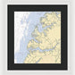 Occohannock Creek-virginia Nautical Chart - Framed Print