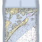 Ocean City-new Jersey Nautical Chart - Duvet Cover