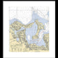 Oyster Bay-new York Nautical Chart - Framed Print