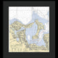Oyster Bay-new York Nautical Chart - Framed Print