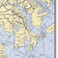 Patapsco And Back River Neck-maryland Nautical Chart - Acrylic Print