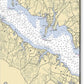Patuxent River Broomes Island-maryland Nautical Chart - Acrylic Print
