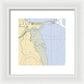 Piermont-new York Nautical Chart - Framed Print