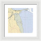 Piermont-new York Nautical Chart - Framed Print