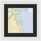Piermont-new York Nautical Chart - Framed Print