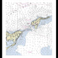 Plum Gut New York Nautical Chart - Framed Print