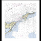 Plum Gut New York Nautical Chart - Framed Print