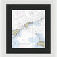 Plum Island-new York Nautical Chart - Framed Print