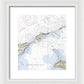 Plum Island-new York Nautical Chart - Framed Print