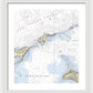 Plum Island-new York Nautical Chart - Framed Print