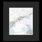 Plum Island-new York Nautical Chart - Framed Print