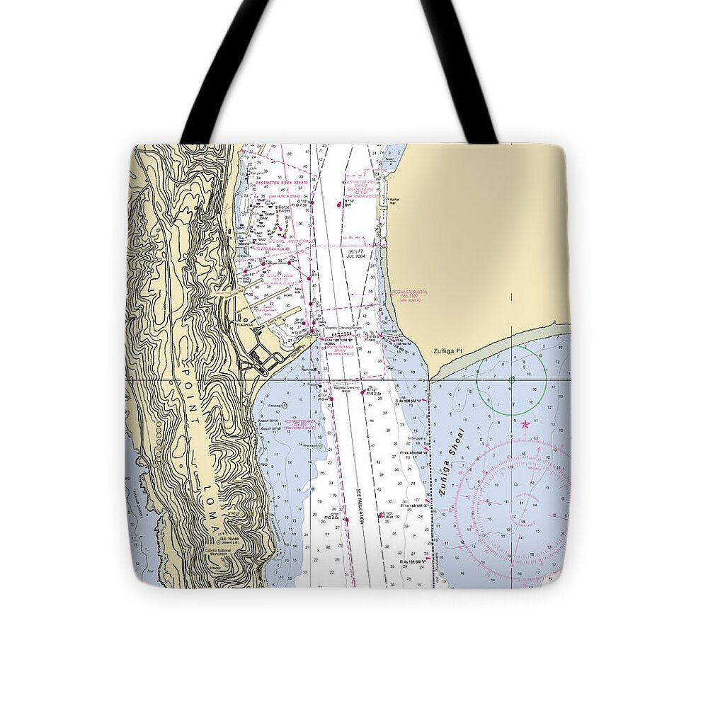 Point Loma-california Nautical Chart - Tote Bag