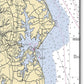 Point No Point-maryland Nautical Chart - Acrylic Print