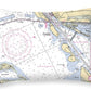 Port Ingleside-texas Nautical Chart - Throw Pillow