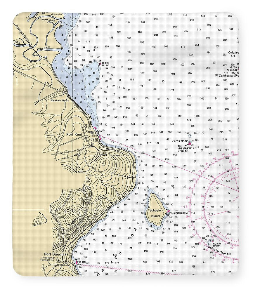 Port Kent-lake Champlain  Nautical Chart - Blanket