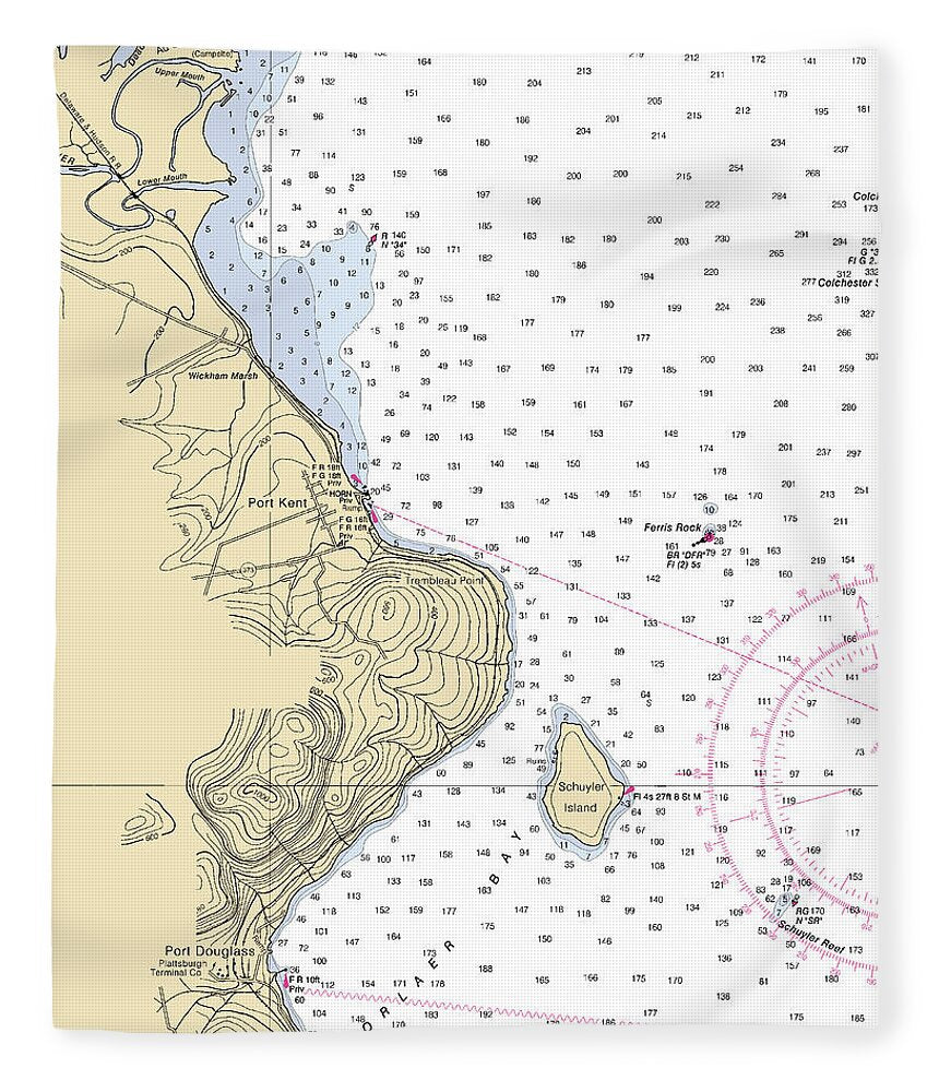 Port Kent-lake Champlain  Nautical Chart - Blanket
