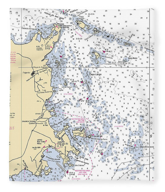 Punta Fajardo-puerto Rico Nautical Chart - Blanket
