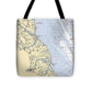 Rehobeth Bay & Indian River Bay-delaware Nautical Chart - Tote Bag