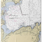 Rockland-maine Nautical Chart - Bath Towel