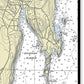 Rockport Maine Nautical Chart - Canvas Print