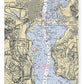 Rosier Bluff-maryland Nautical Chart - Blanket