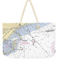 Santa Barbara-california Nautical Chart - Weekender Tote Bag