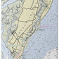 Sapelo Island Georgia Nautical Chart - Beach Towel