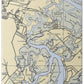 Savannah -georgia Nautical Chart _v3 - Beach Towel