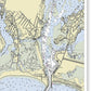 Snug Harbor Rhode Island Nautical Chart - Canvas Print