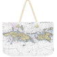 St John St Thomas-virgin Islands Nautical Chart - Weekender Tote Bag
